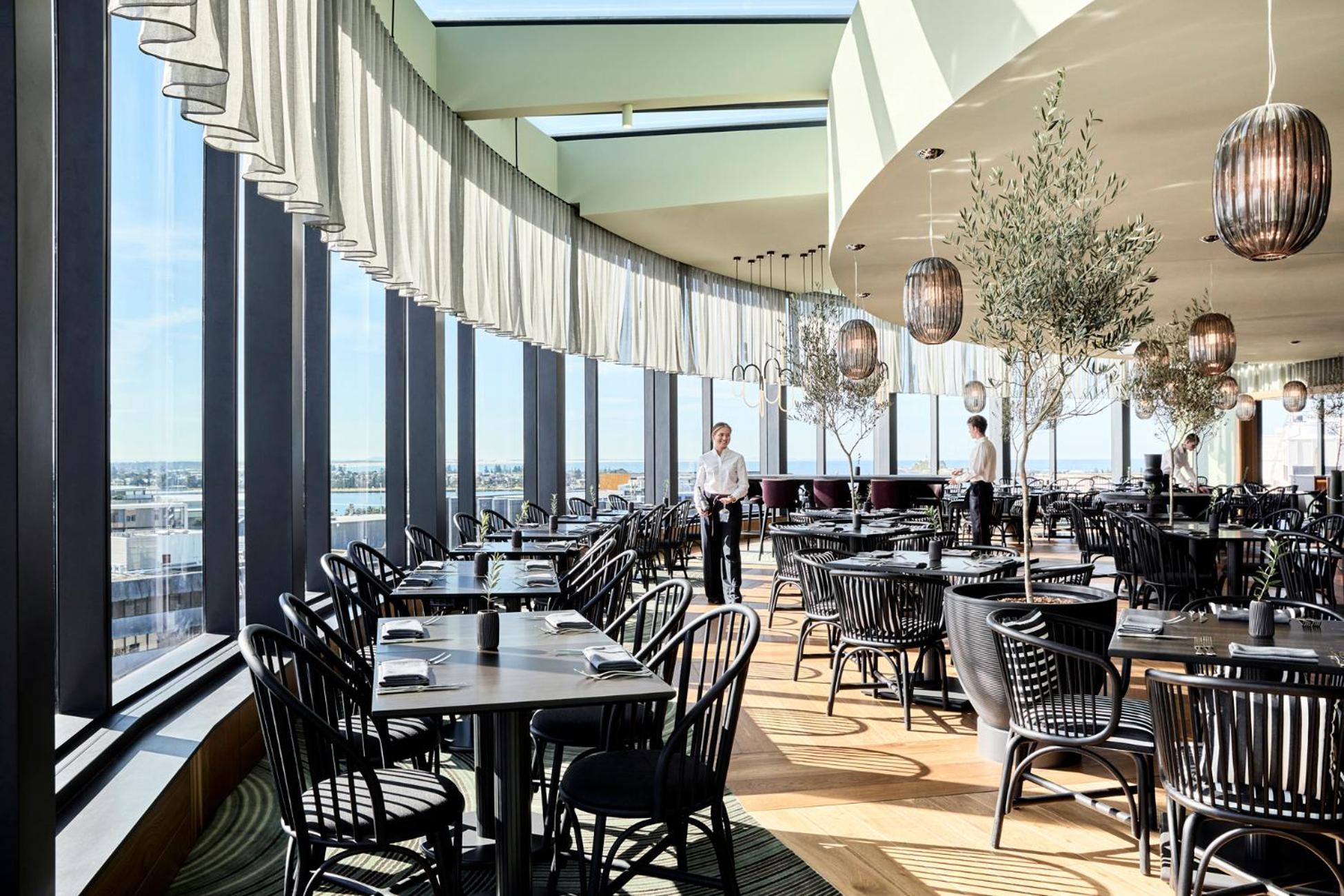 Hotel Crystalbrook Kingsley Newcastle Exteriér fotografie Restaurant